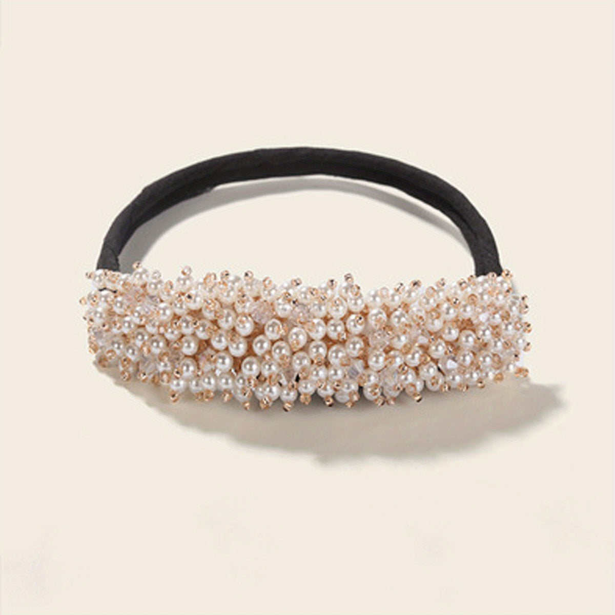 Rhinestone Bun Maker Hair Styler Jewelry Hair Styling Tool Ponytail Holder
