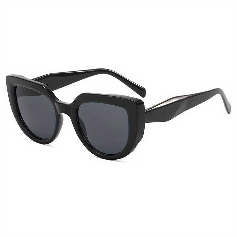 Men's Large Frame Cat Eye Sunglasses UV Resistant with Box