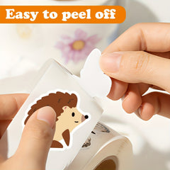 500pcs Hedgehog Birthday Party Decor Supplies Roll Sticker