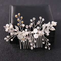 Crystal & Pearl Bridal Comb