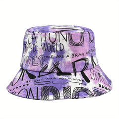 Tie Dye Graffiti Bucket Hat Basin Hat Sun Hat Male