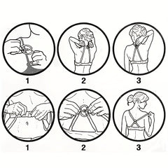 4pcs Back Bra Control Clips Anti light Cross Buckles Underwear Accessories