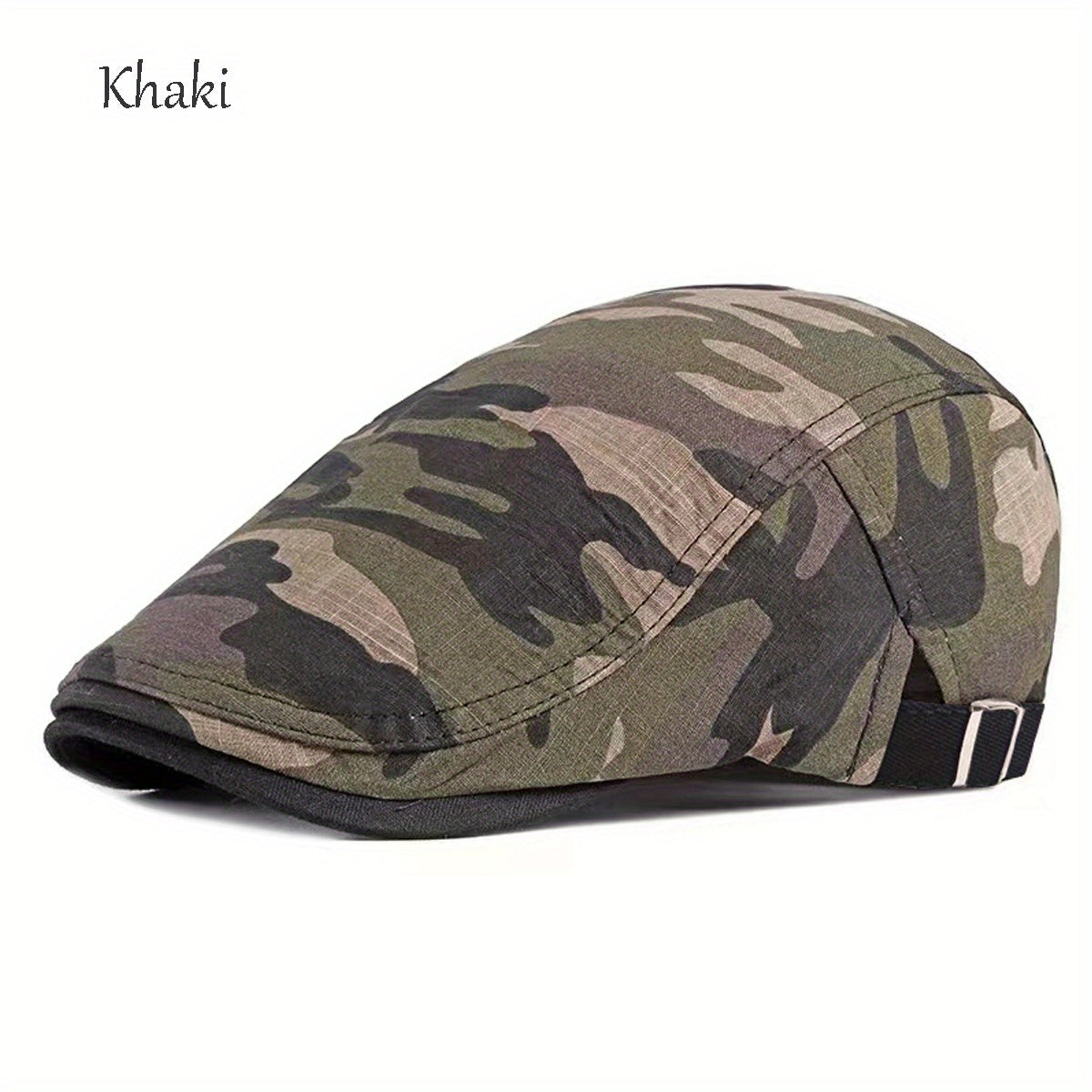 Men's Camo Beret Forward Hat Breathable