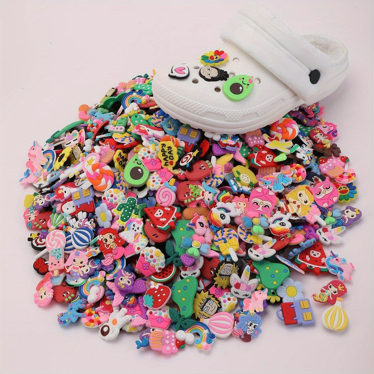 Mixed Style Shoe Charms PVC Decorations Random Cartoon Characters