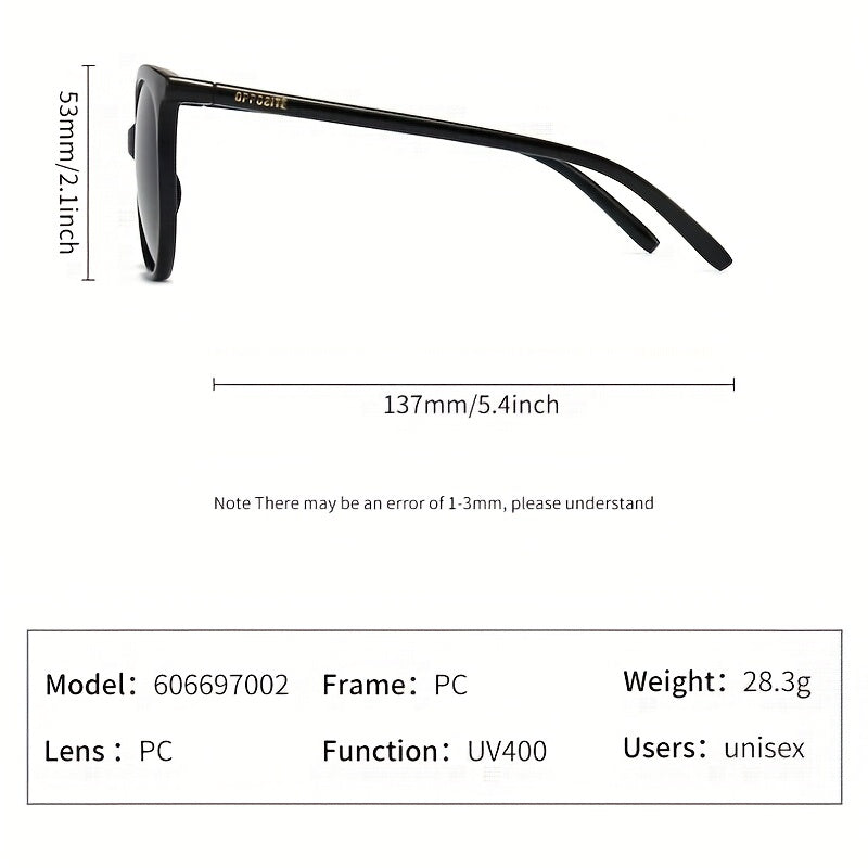 Men's Classic Cat Eye Sunglasses UV Protection with Bag
