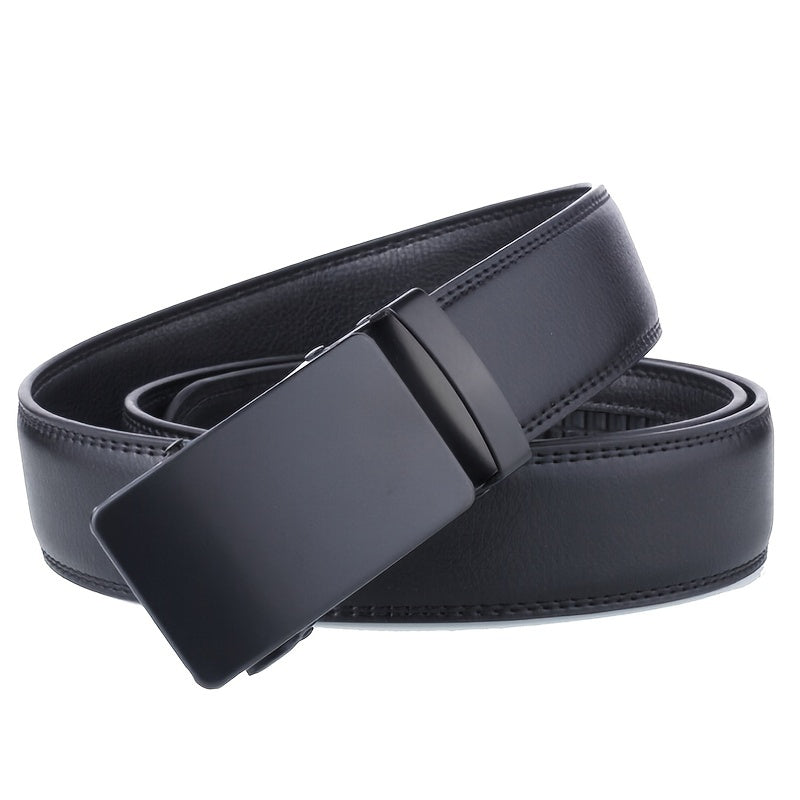Men's Auto Slider Business Casual Leather Belt