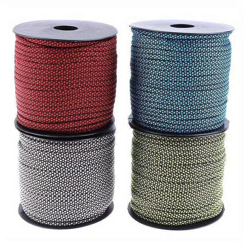50m Reflective Guyline Camping Rope Clothesline