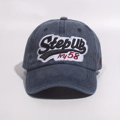 Men's Embroidered Baseball Cap Washed Cotton Hat