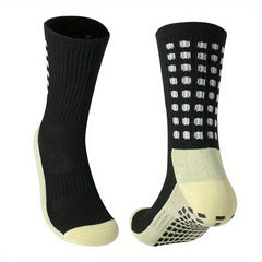 Anti-skid Silicone Football Socks - Breathable Mid-calf Socks