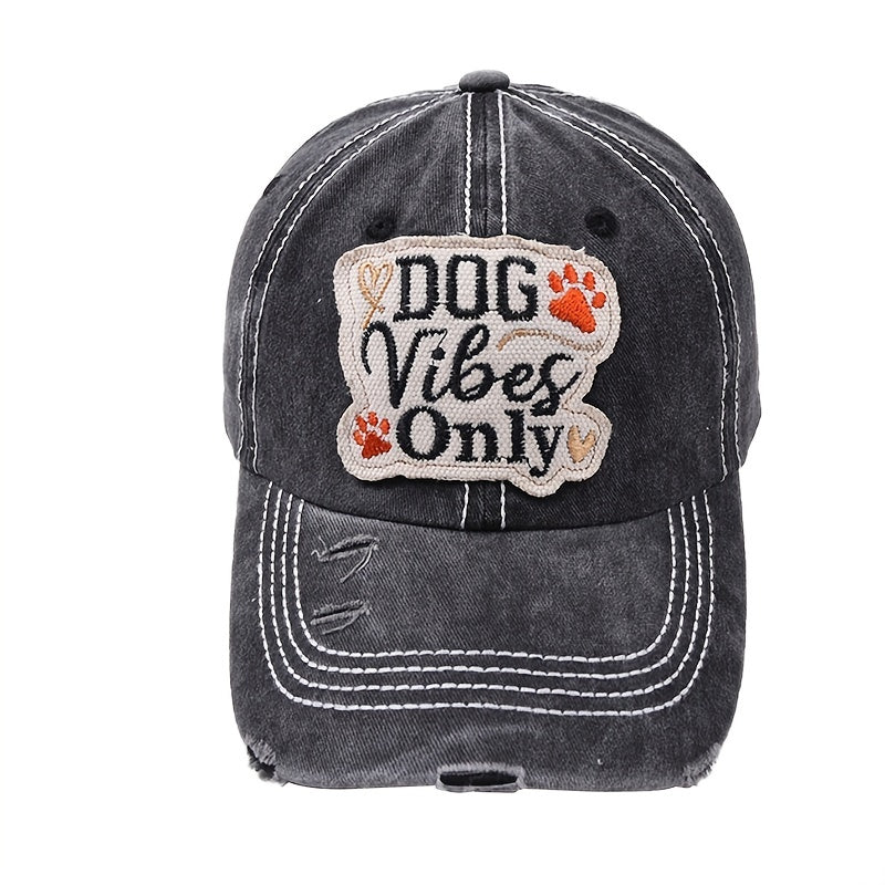 Vintage Washed Baseball Cap Outdoor Sunshade Patch Cap Unisex Distressed Cap