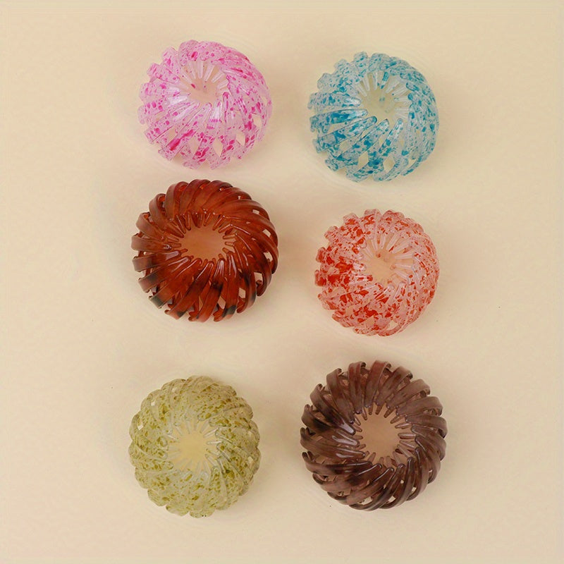 Matte Nest Clip For Ponytail Bun Holder Retractable Hair Claw
