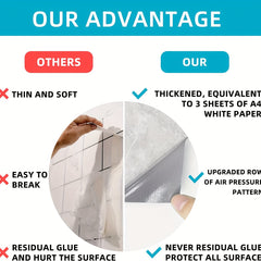 6pack Dry Erase Whiteboard Stickers A4 Size