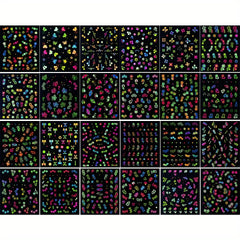 24pcs Glow in the Dark Nail Stickers Self Adhesive Shimmering Waterproof