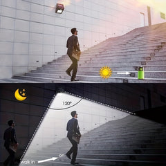 4pcs Solar Wall Lights Outdoor Waterproof Induction Path Lighting
