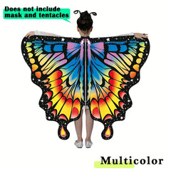 Butterfly Cloak Halloween Props Costume Women's Butterfly Cape