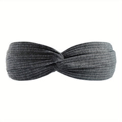 Boho Knotted Cross Headband Non Slip Hair Band for Girls