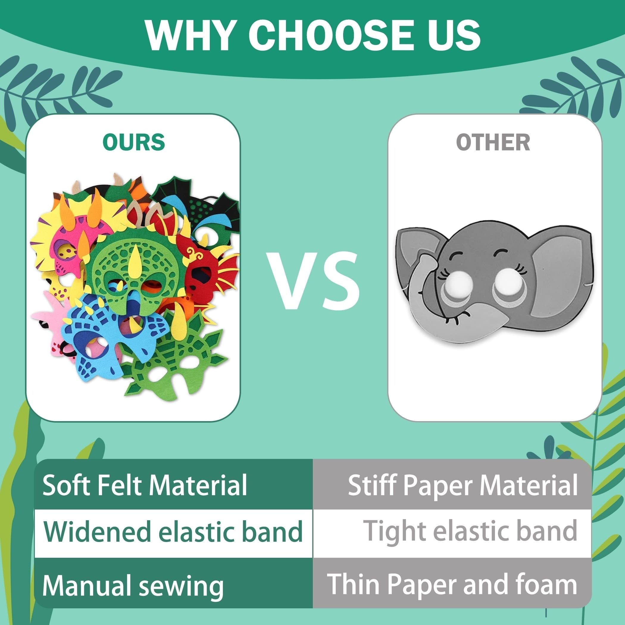 Dinosaur Masks Party Masquerade Supplies - Boys Halloween Masks