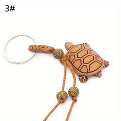 3D Elephant Keychain Cartoon Horse Keychain Pendant