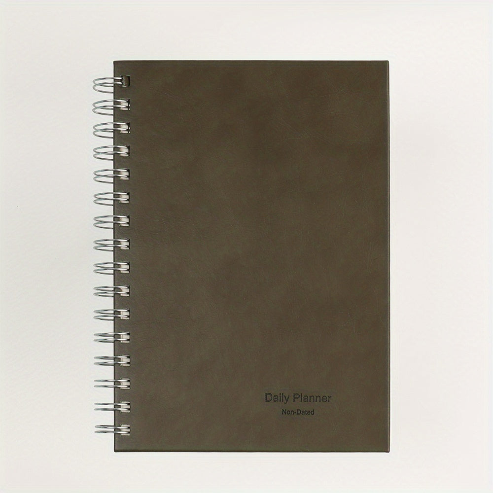 Retro Coil Notebook Thickened Classroom, Office Conference Notebook