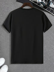 Men's Cartoon Root Bear Pattern T shirt Outdoor Tee