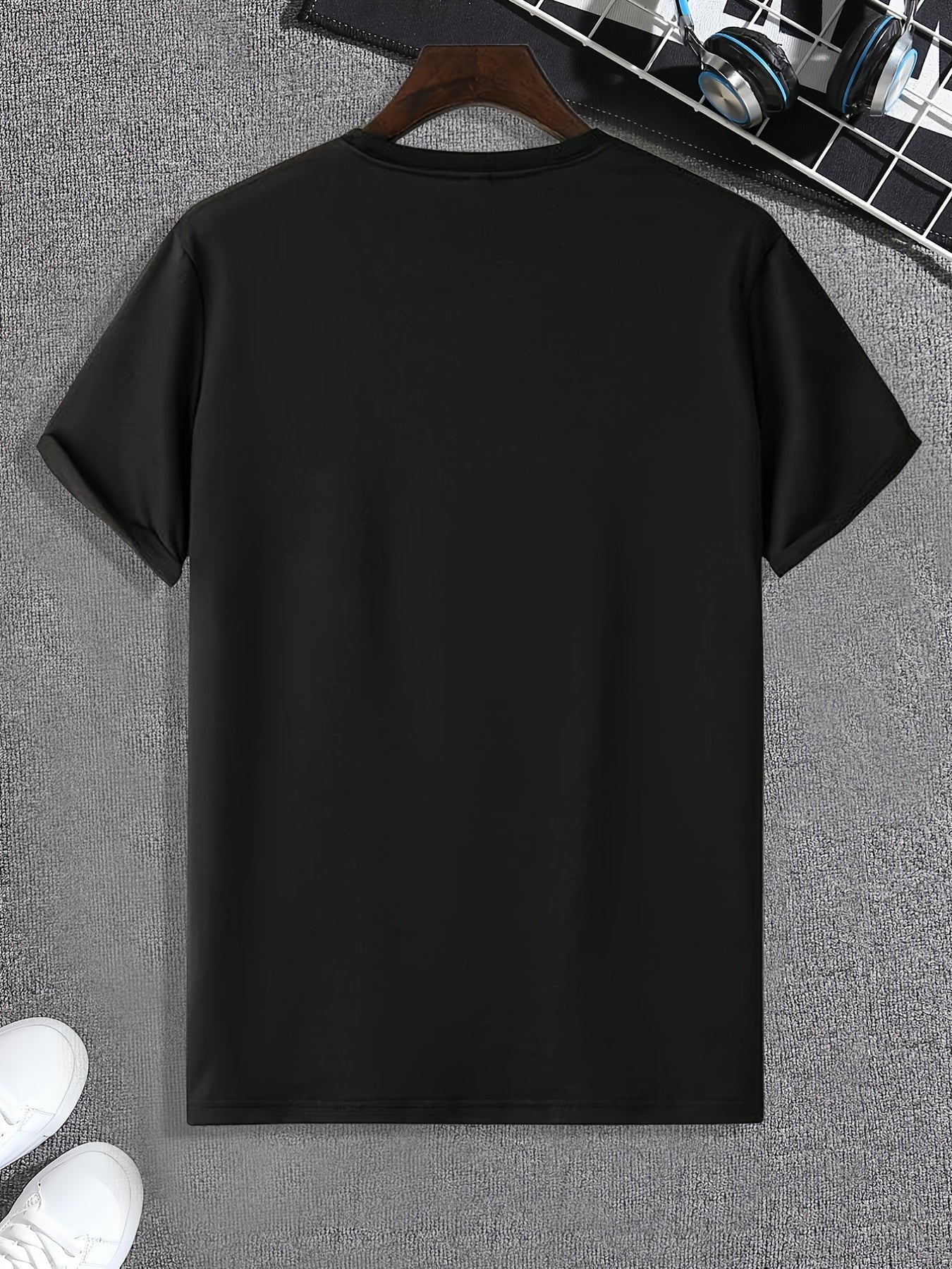 Men's Alien Pattern T-shirt Active Stretch Tee For Outdoor