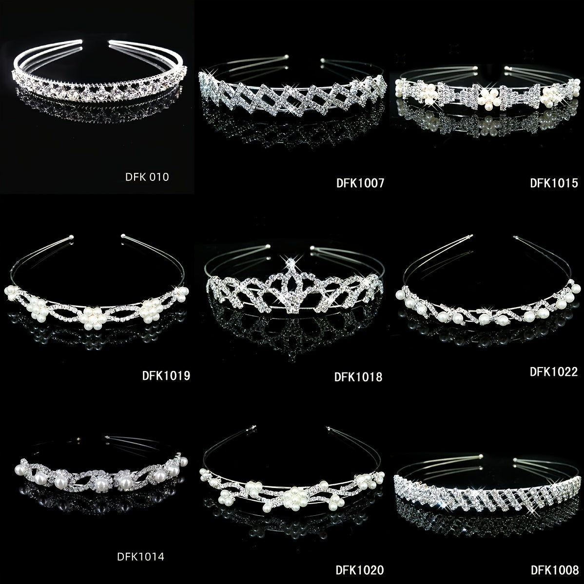 Rhinestone Wedding Headband Bridal Tiara Wedding Headpiece Bride Accessory