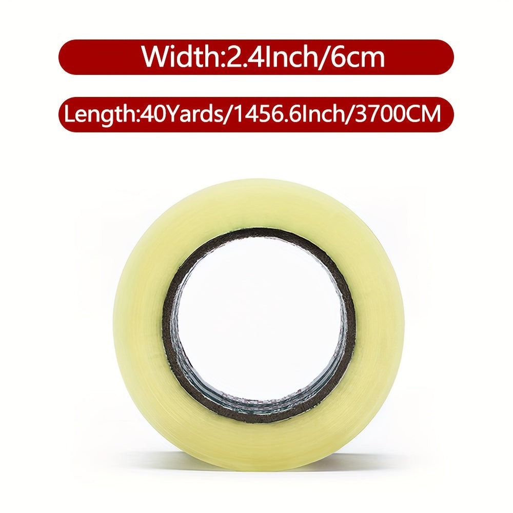 Packing Tape 6cm x 36.58m 2.0 Mil No Odor Tape Transparent Box Mailing Tape