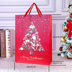 12pcs Christmas Craft Gift Bag Large & Small Sizes for Parties and Holiday Gifts
