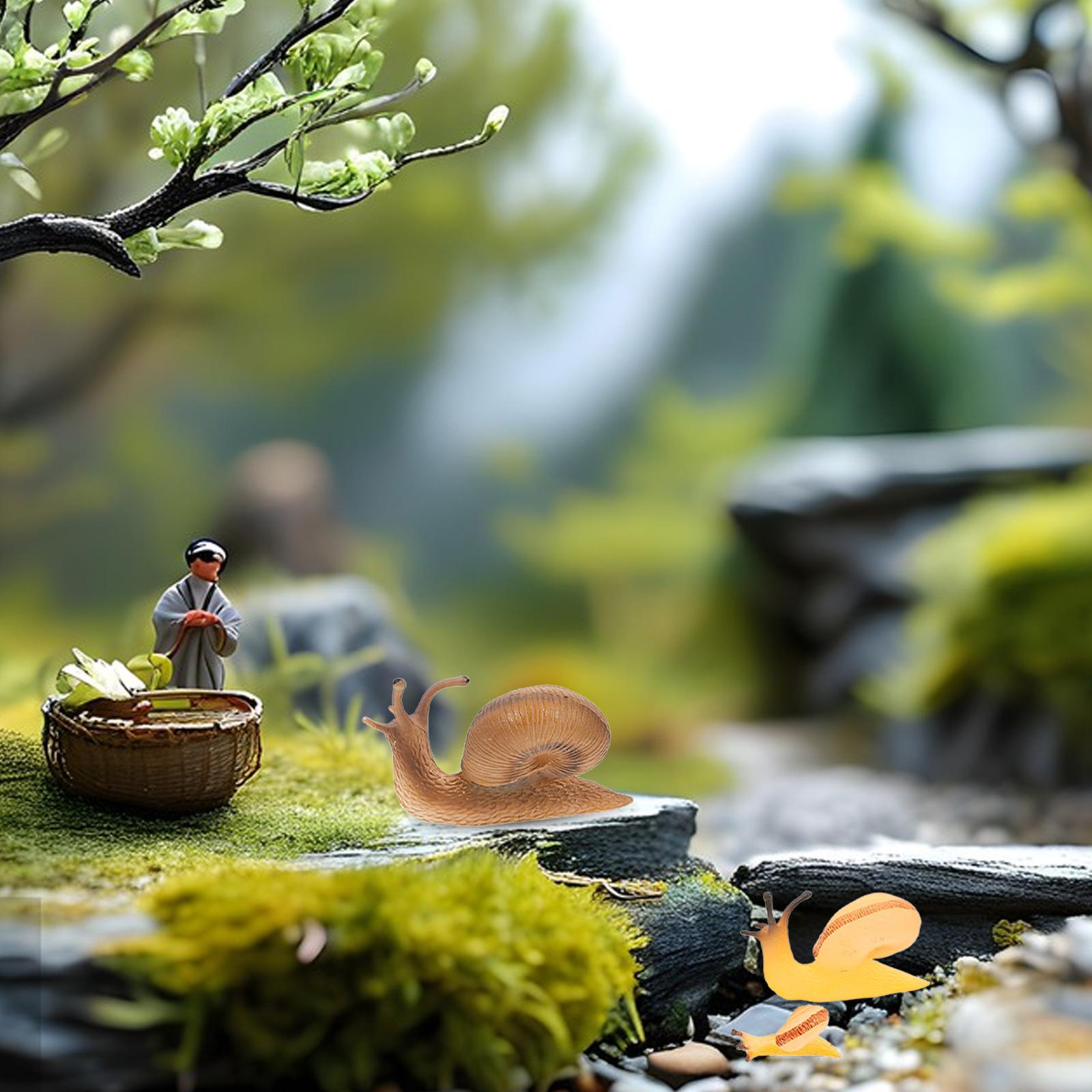 Snail Landscape Disc Ornament Snail Toy PL127