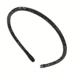 Y2K Rainbow Rhinestone Headband Skinny Hair Band
