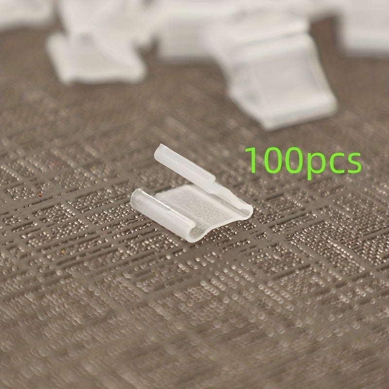 100pcs Clear Balloon Sealing Clip V-shaped Sealing Clip Wedding Party Christmas