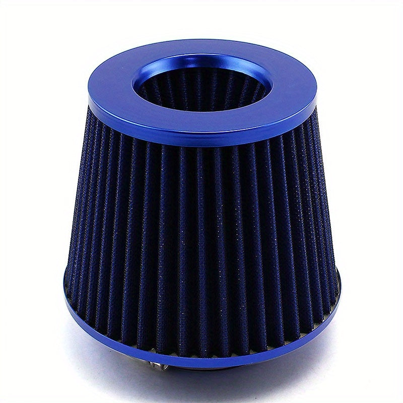 High Flow 76mm Sports Racing Car Tuning Cold Mushroom Head 6 Inch Cone Airfilter
