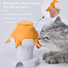 Adjustable Height Pet Feeder Bottle for Nursing Puppies
