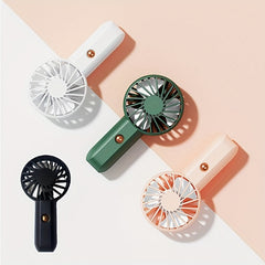 Portable Handheld Fan Mini Pocket Handheld Fan Small Powered USB Rechargeable