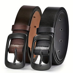 Men's PU Leather Buckle Belt Business Casual Decorative Belt