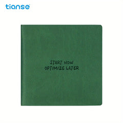TIANSE Pocket Journal Notebook 192 Grid Inner Pages 10.16x10.16cm