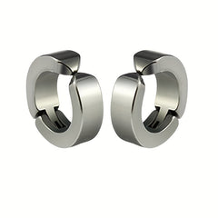 Titanium Steel Small Earrings for Men