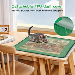 1000pcs Foldable Felt Puzzle Board with 6 Trays