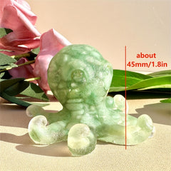 Octopus Crystal Ornament for Aquarium and Garden Decor