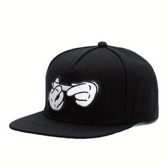 Men's Double Hands Mult. Flat Brim Hat