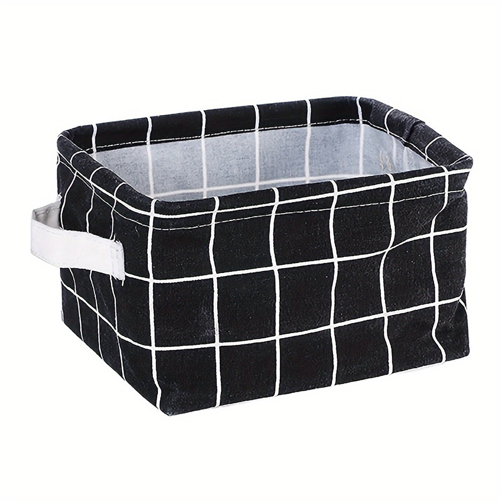 Mini Storage Basket Organizer For Makeup Book Baby Toy Canvas Bag