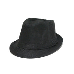 Women's Curved Brim Vintage Sun Hat Western Fedora Cap