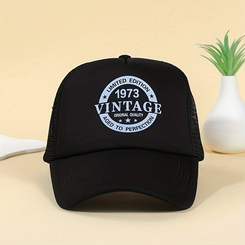 1973 Vintage Trucker Hat Baseball Cap