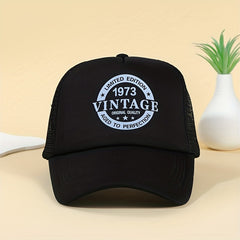 1973 Vintage Trucker Hat Baseball Cap
