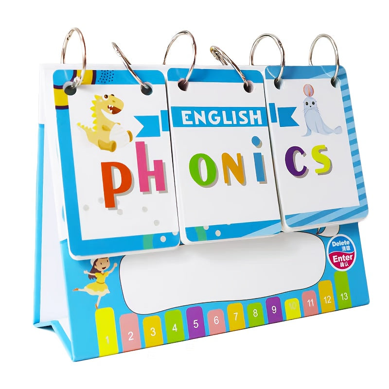 English CVC Flip Card Phonics Word Card Set - 93 Cards