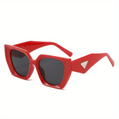 Men's UV Protection Polygonal Frame Sunglasses Retro Style
