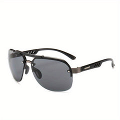 Polarized Semi Rimless Driving Sunglasses UV400