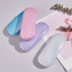 Shining Star Glasses Case Sequins Decor Sunglasses Box