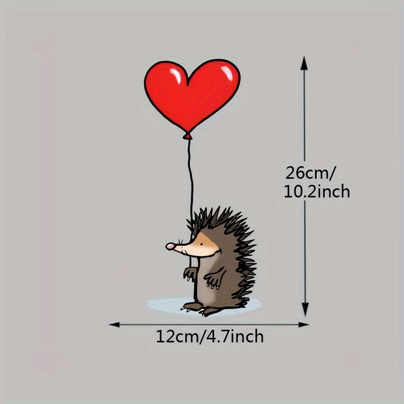 Hedgehog Dandelion DIY Iron on Heat Transfer Sticker Patch