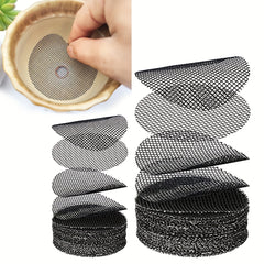 50pcs Flower Pot Hole Mesh Pad Round Drainage Hole Screens Prevent Soil Loss
